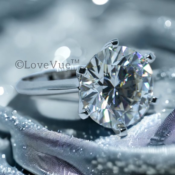 Certified 10ct. t.w. Diamond Large Brilliant Solitaire Engagement Wedding Ring - Picture 3 of 16